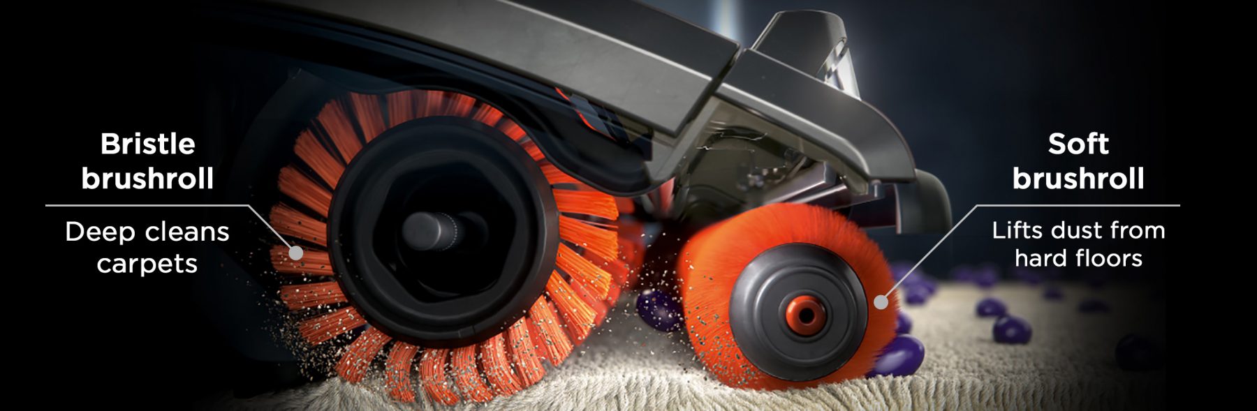Bristle Brushroll and Soft Brushroll